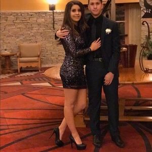 Beautiful sheer beaded dress